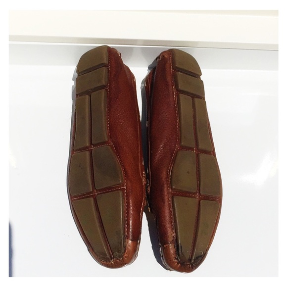 PRADA Leather Driving Tan Loafers size 7 - Picture 8 of 8